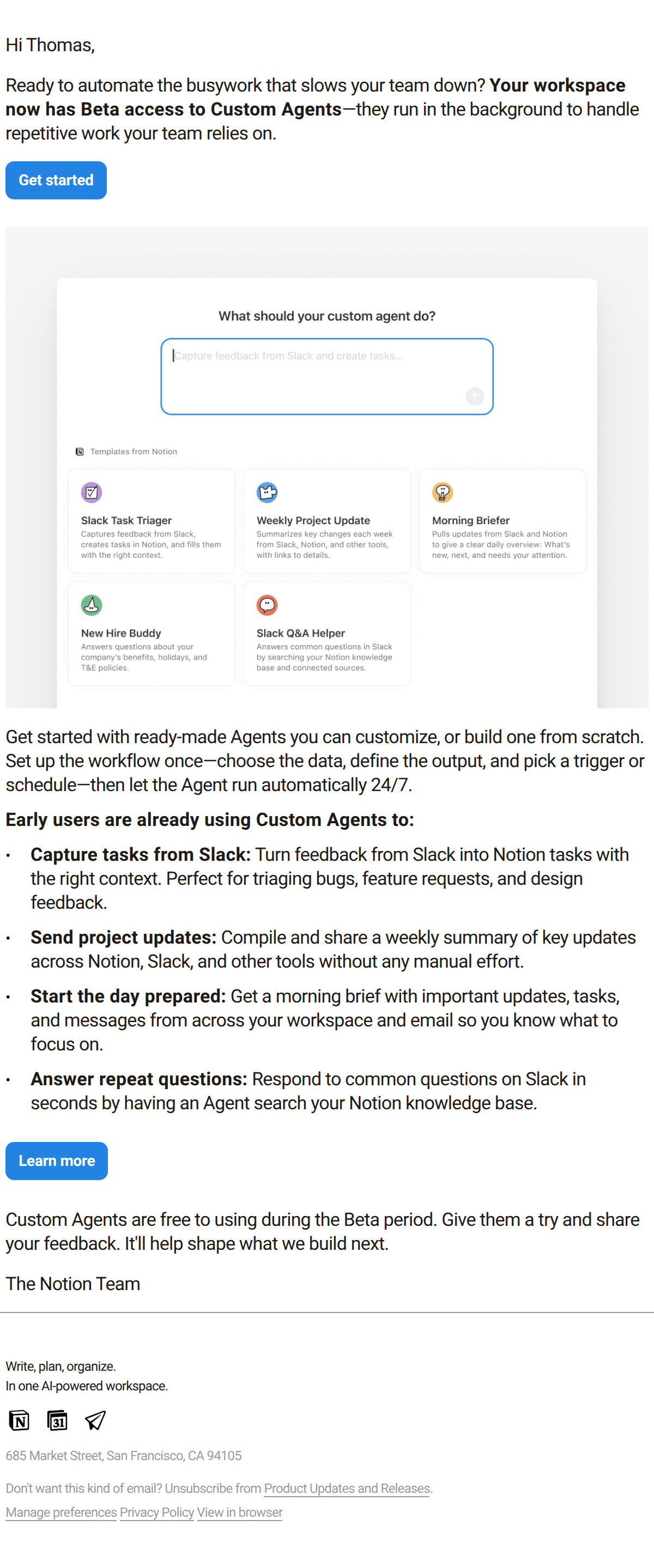 feature-announcement design